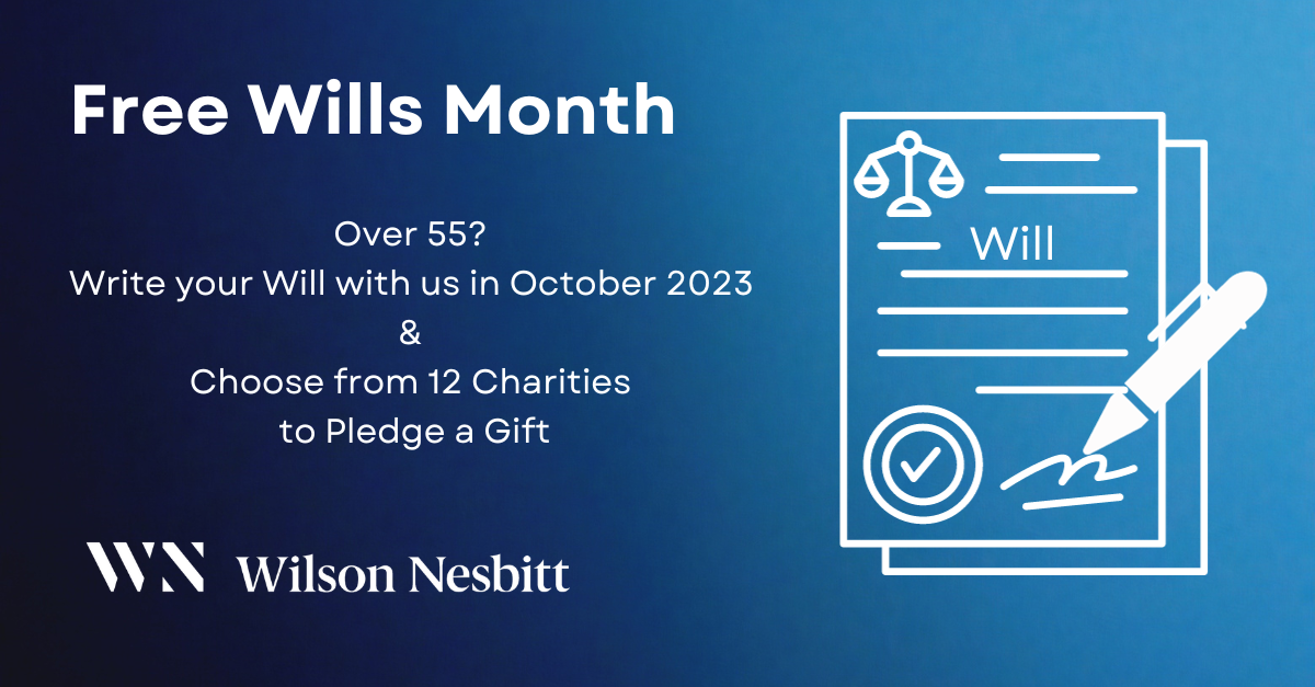 Free Wills Month